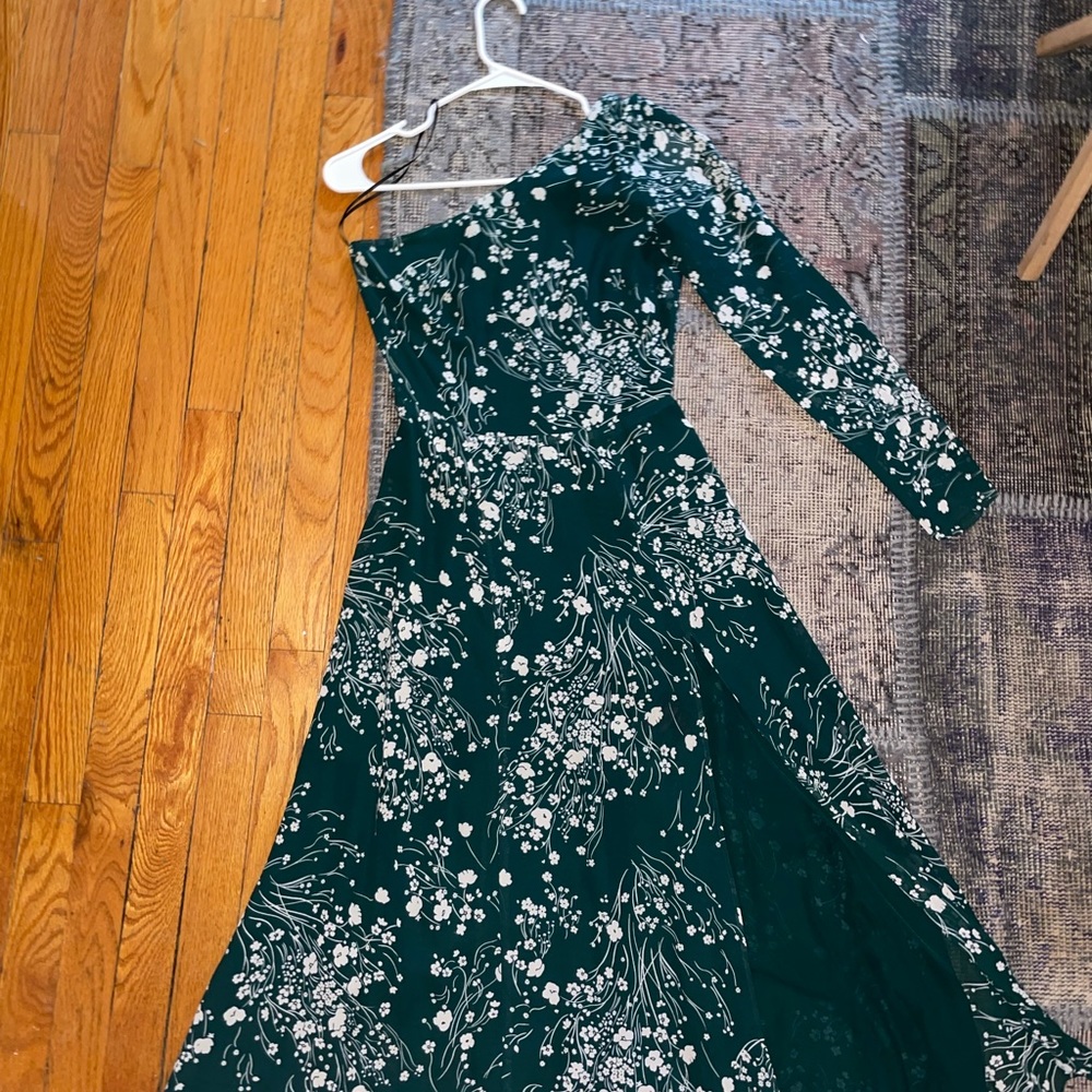 Reformation Chance Dress - green